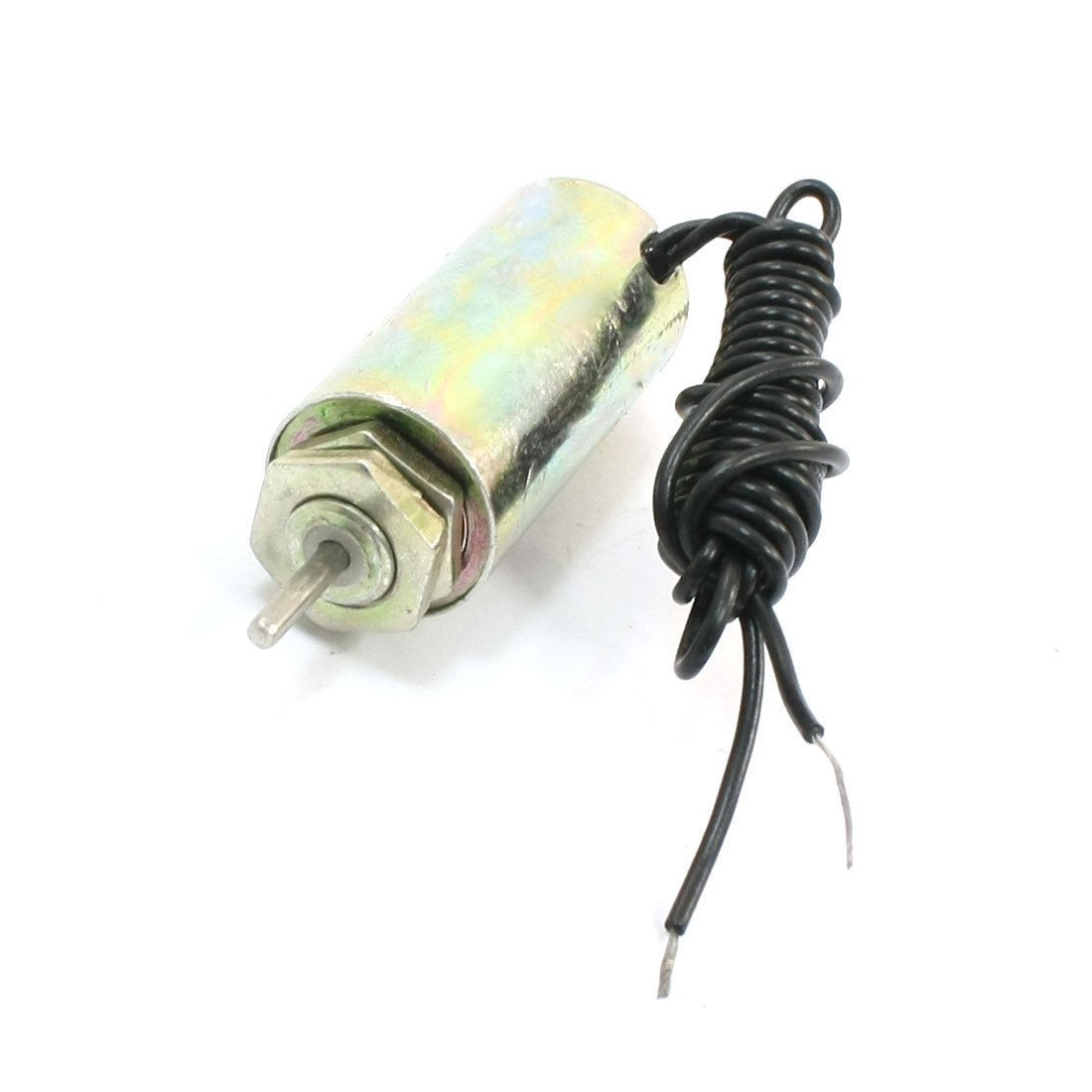 Tubular Pull Push Type Solenoid DC 9V 0.4A 3W Holding Force 80gf 2.5mm