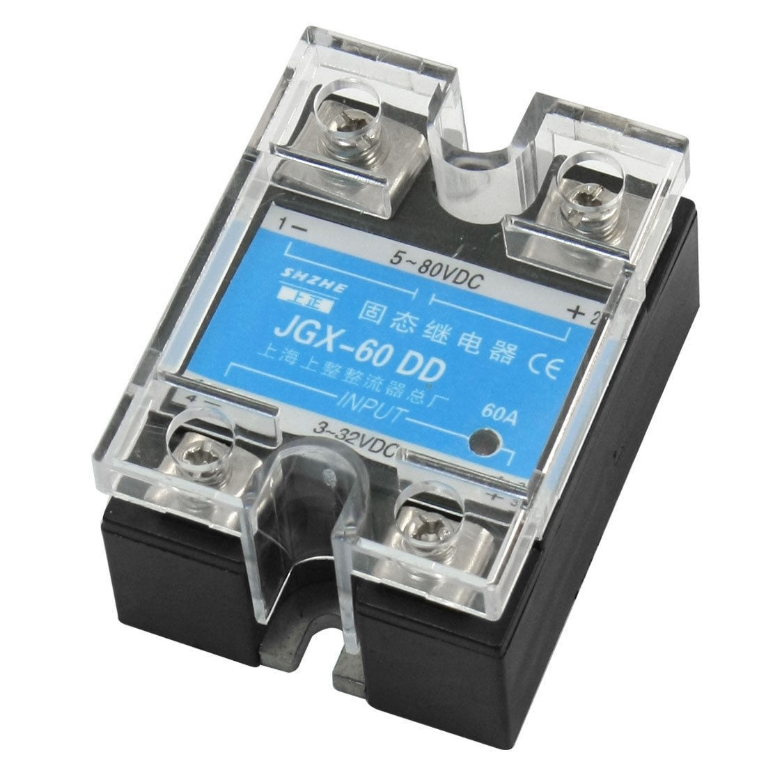 Process Control DC 3-32V 60A to DC 5-80V Solid State Relay JGX-60DD