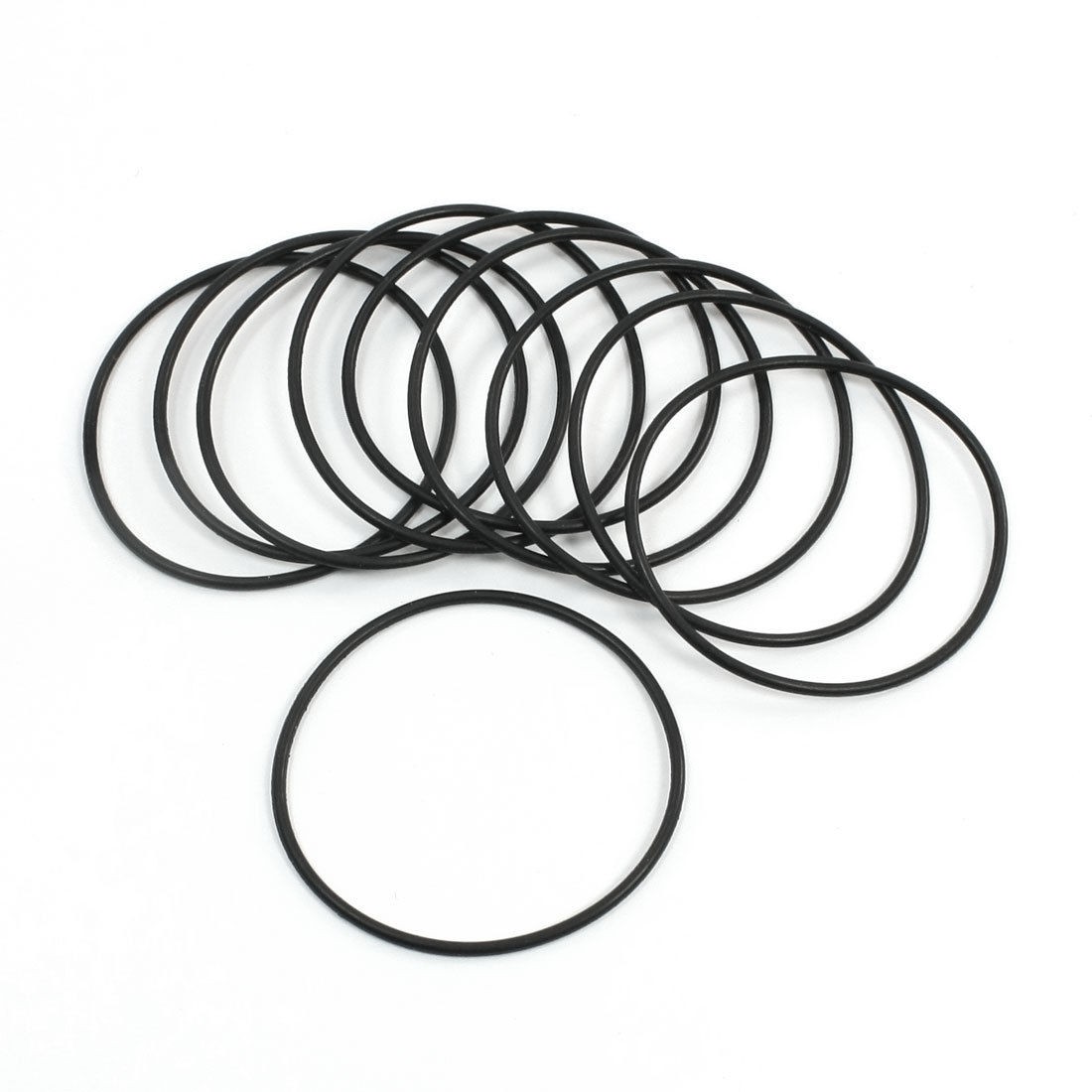 42mm Outside Dia 1.5mm Thickness Rubber Oil Seal O Ring Gasket 10 Pcs