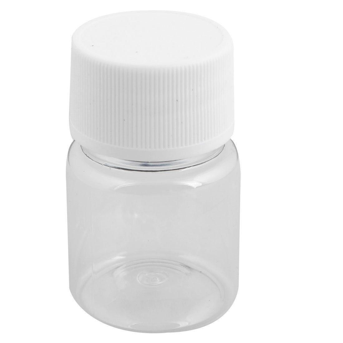 Leakproof 30ml Capacity Chemical Storage Clear Plastic Lab Bottle