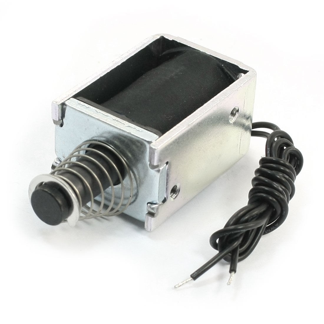 DC12V 4.8W Push Pull Type 7.7mm 150gf Open Frame Solenoid Electromagnet