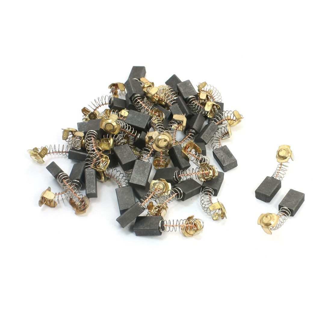 40Pcs Electric Motor 41/64"x7/16"x1<wbr/>7/64" Carbon Brush 43# for Hitachi