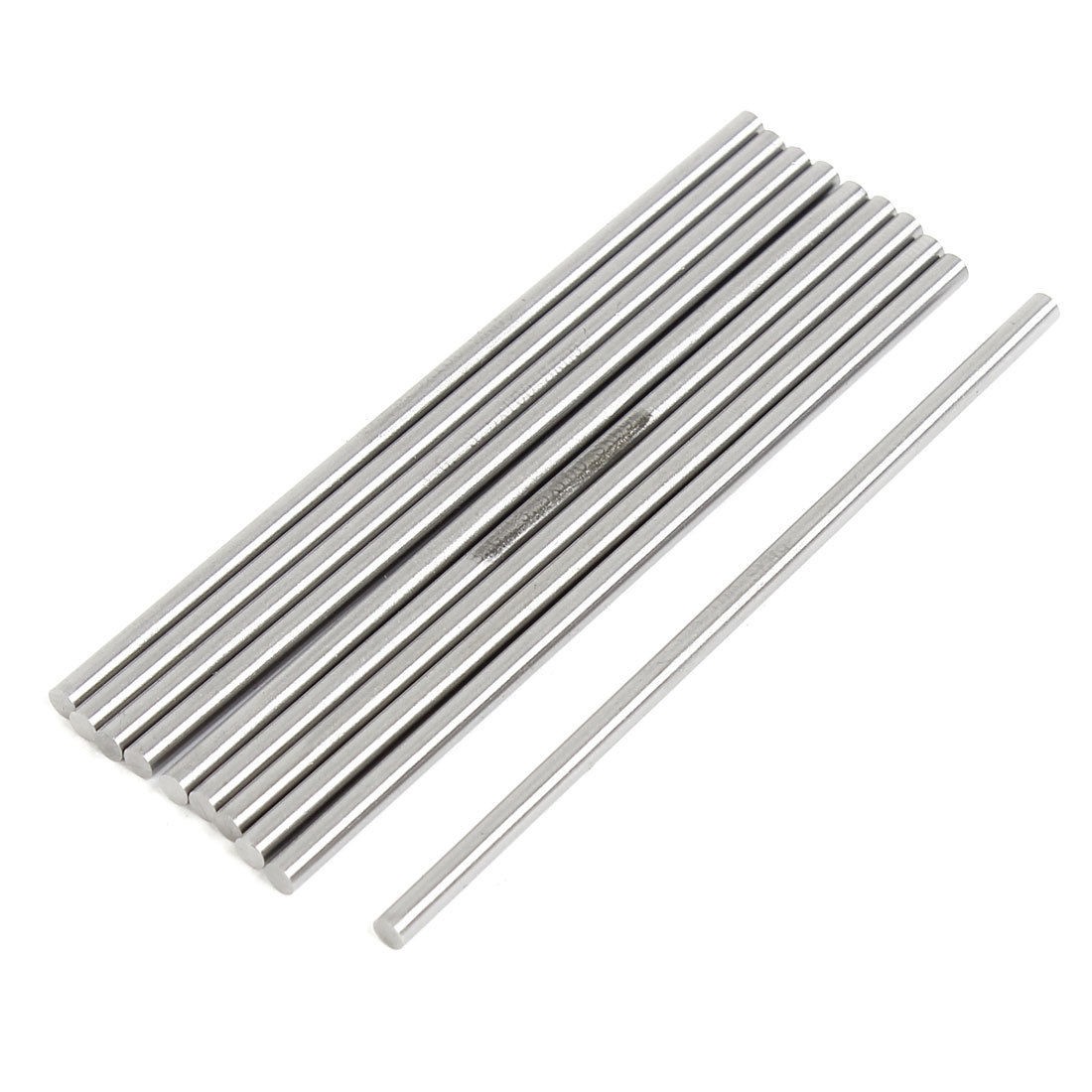 10 Pcs High Speed Steel Round Turning Lathe Bars 3.5mm x 100mm