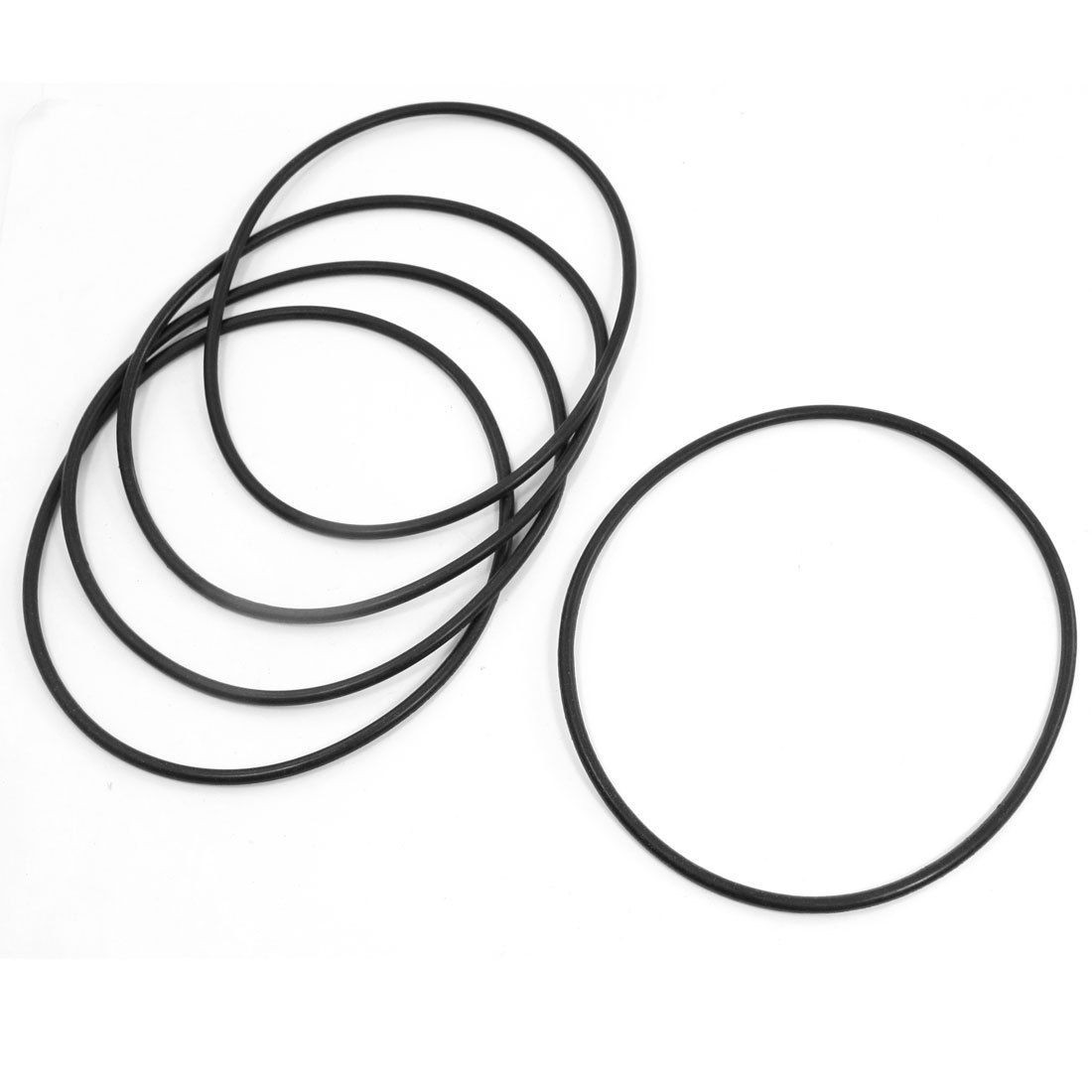 5PCS Black Rubber 140mm x 132mm x 4mm Oil Seal O Rings Gaskets Washers