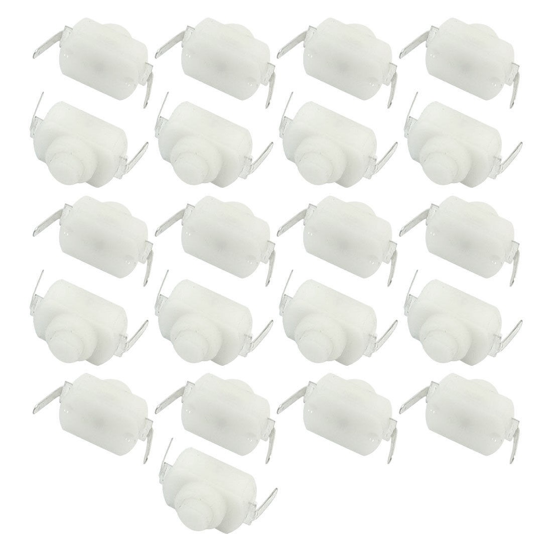 21 Pcs 12x8x8mm Round Push Button 2 Terminal DIP PCB Momentary Tact Switch