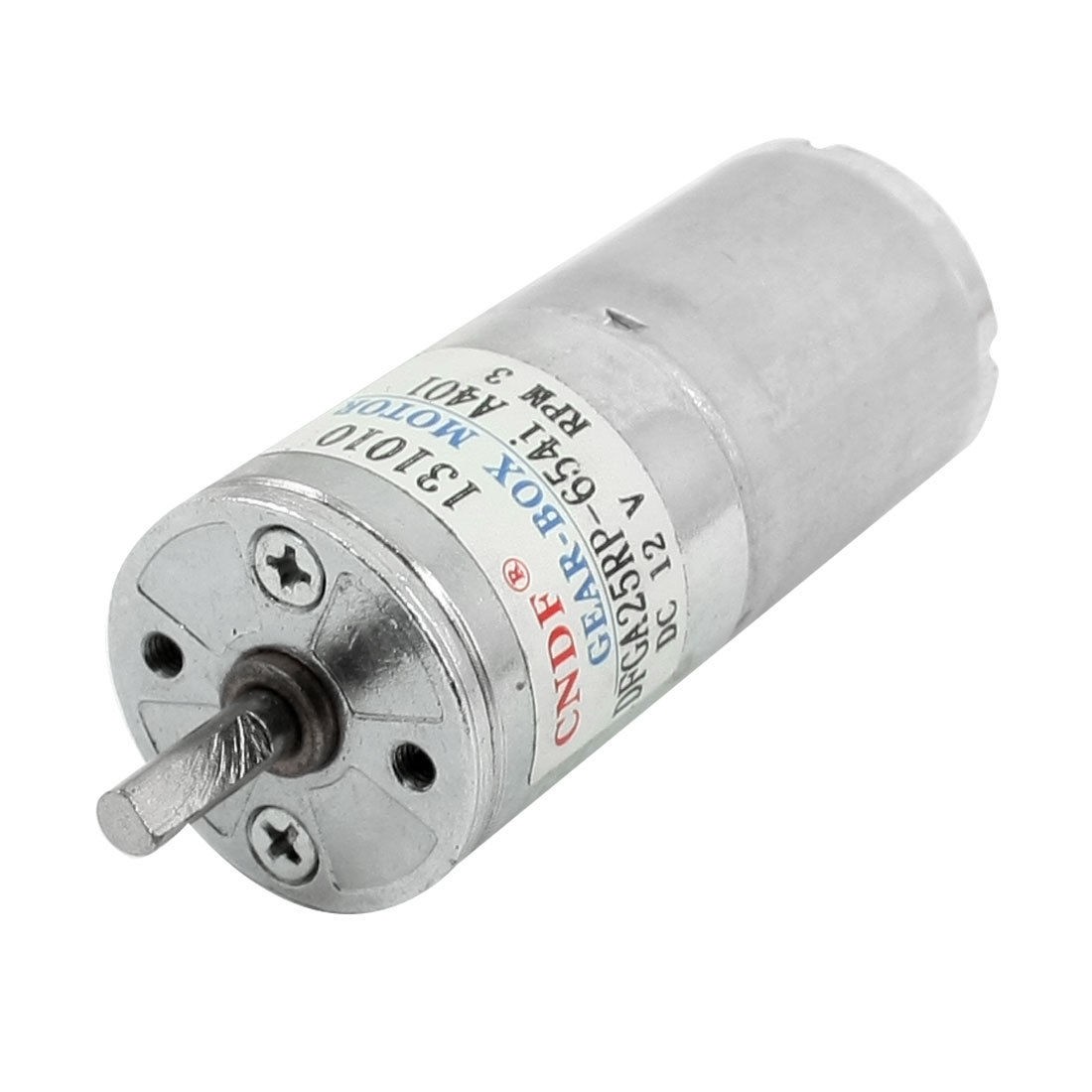 DFGA25RP-654i Electric Cylinder 4mm Dia Shaft DC12V 3RPM Gear Motor