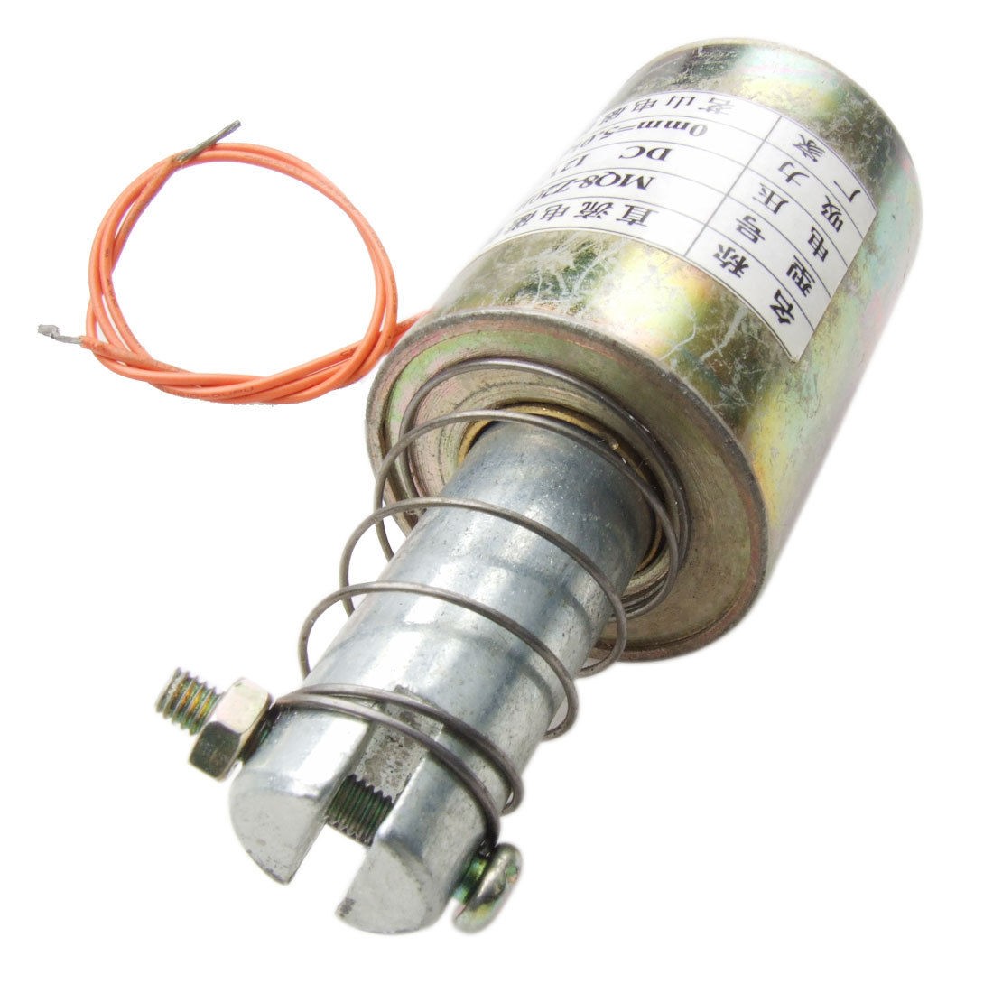 DC 12V Tubular Solenoid Electromagnet Force 5.0Kg Adfci