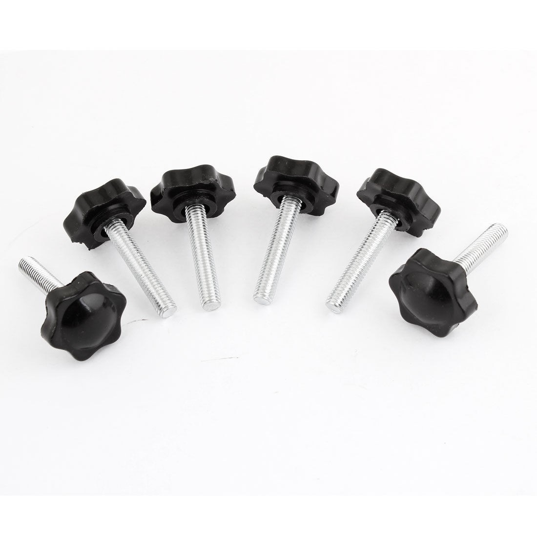 Machine Tool Clamping Knob Replacement 8mm x 40mm Thread 32mm Dia Handle 6pcs