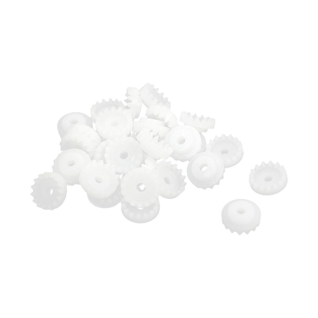 30Pcs 8.5mm x 2mm 15 Teeth Single Steering RC Model Motor Drive Shaft Crown Gear