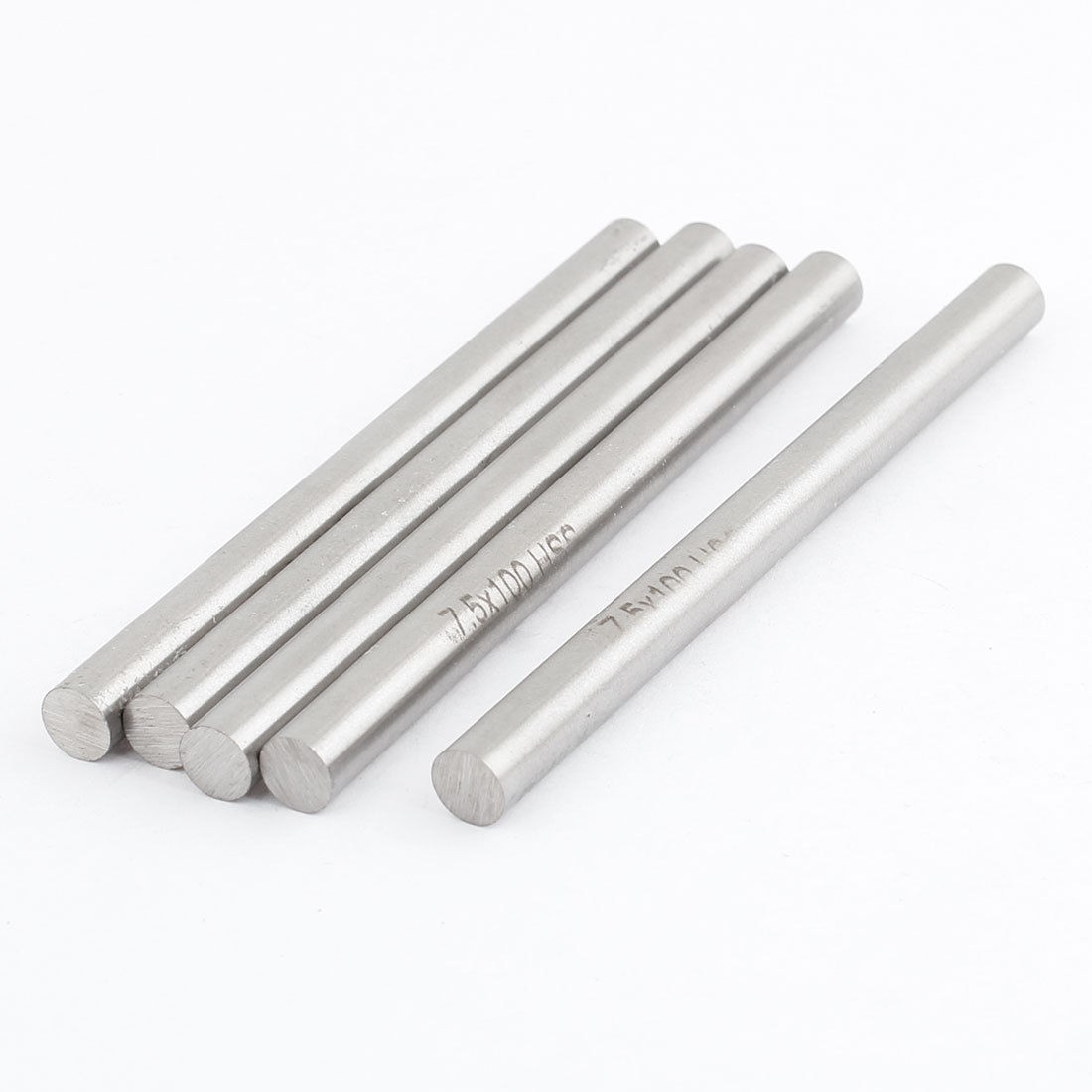 5 Pcs HSS High Speed Steel Round Turning Lathe Bars 7.5mm x 100mm