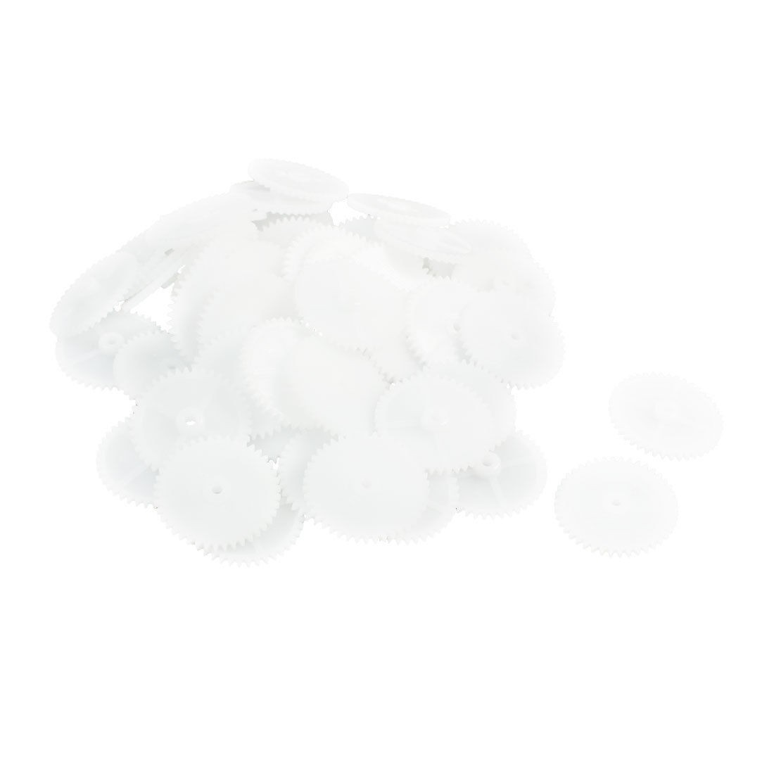 50Pcs 22mmx2mm 0.5 Modulus Plastic Single Reduction Motor Gear for RC Airplane