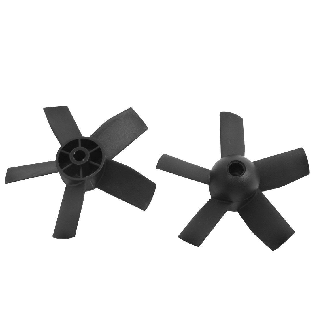 2pcs RC Helicopter Parts Plastic 5 Blades Ducted Fan Propellers 89mm