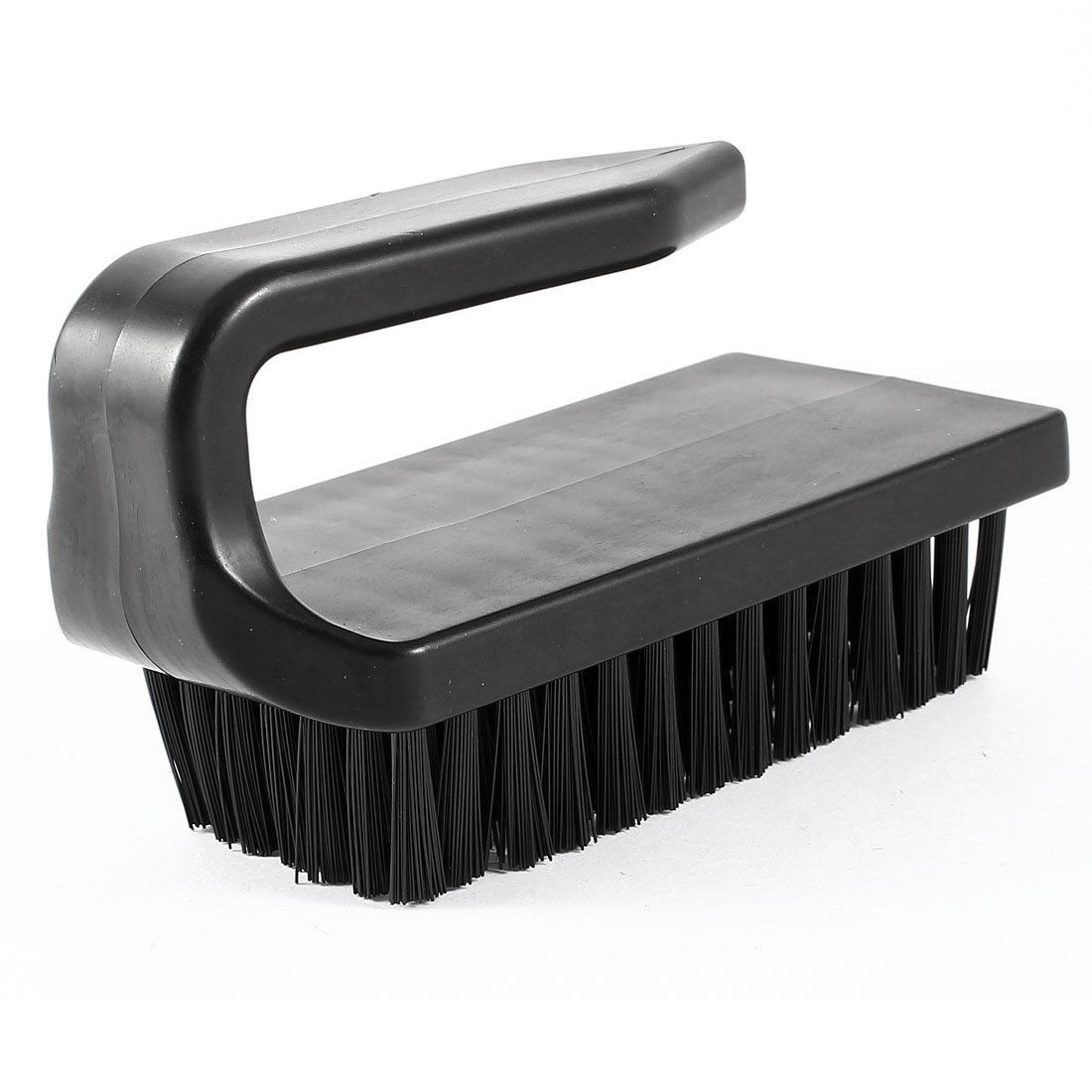 Black Plastic U Shaped Dust Cleaner Dirt Remover Anti Static Brush