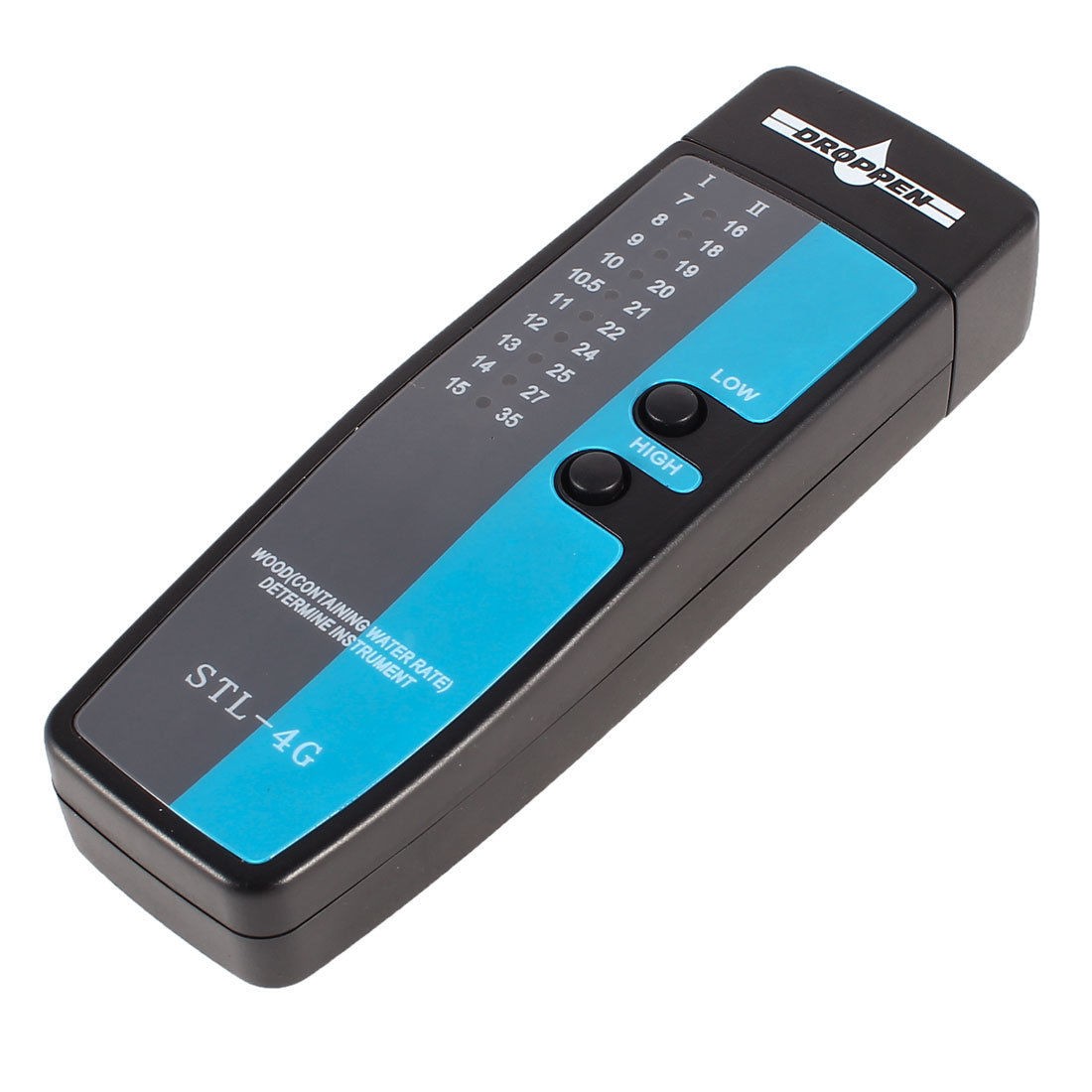 LED Indicator Light 4 Pins Measuring Tool Wood Moisture Content Meter