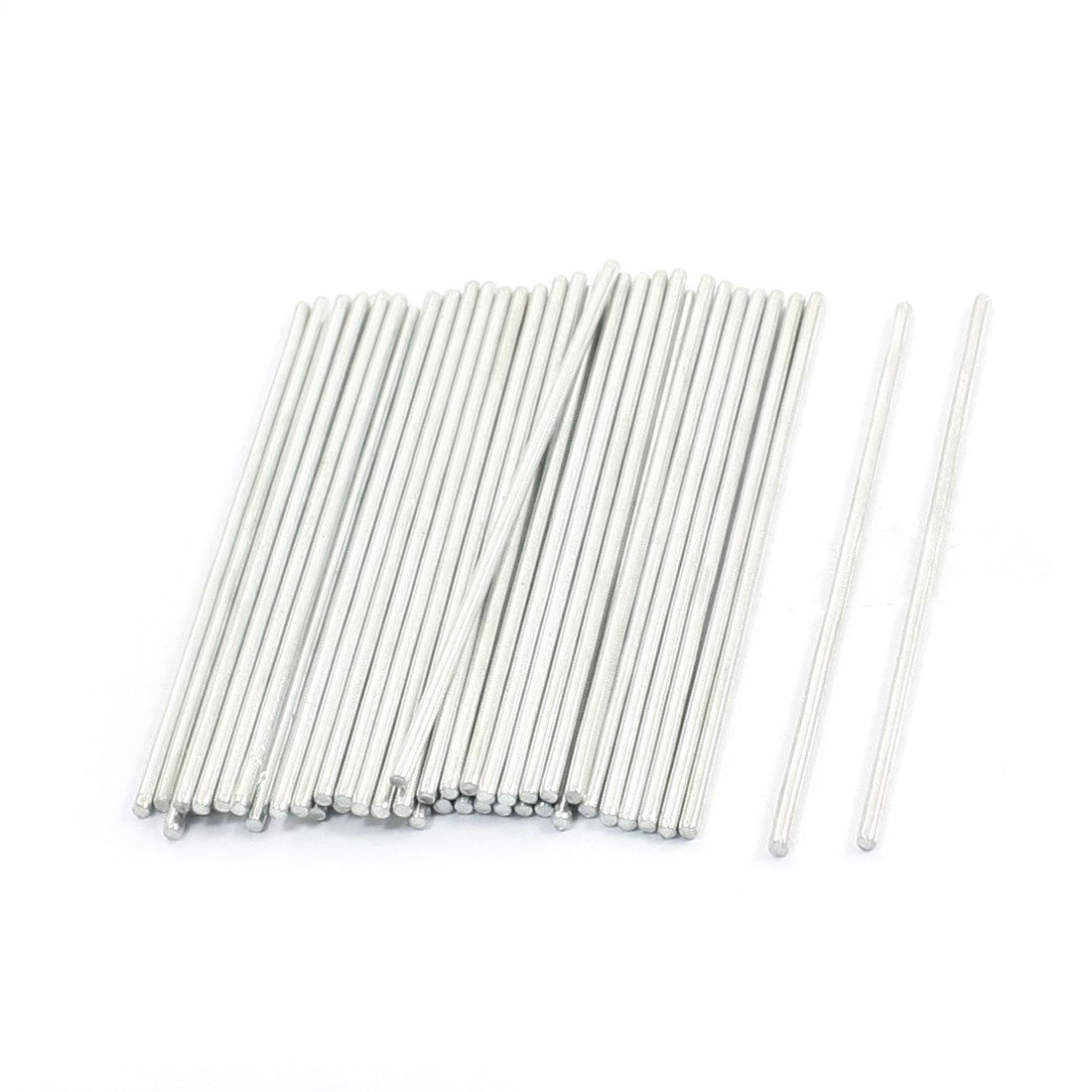 Toy Car Frame Part 80mm x 2mm Stainless Steel Round Axles Rod Bar 50 Pcs