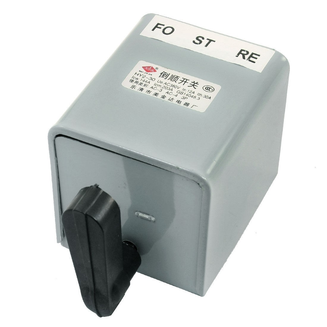 HY2-30 30A Reversing Drum Switch Forward Stop Reverse Motor Control