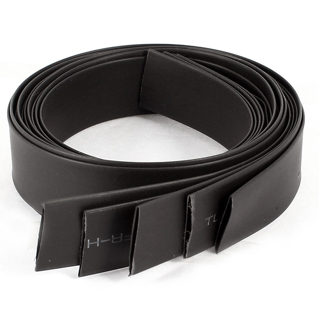 5 Pcs 10mm Dia. Heat Shrinkable Tube Shrink Tubing 50cm Black