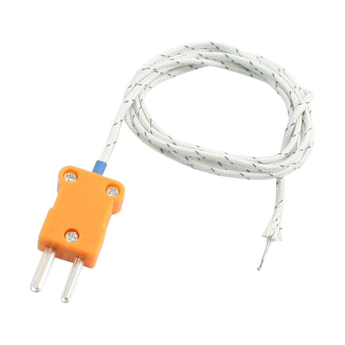 1m 45mm x 15mm Probe Extension Cable K-Type Thermocouple -50-204C