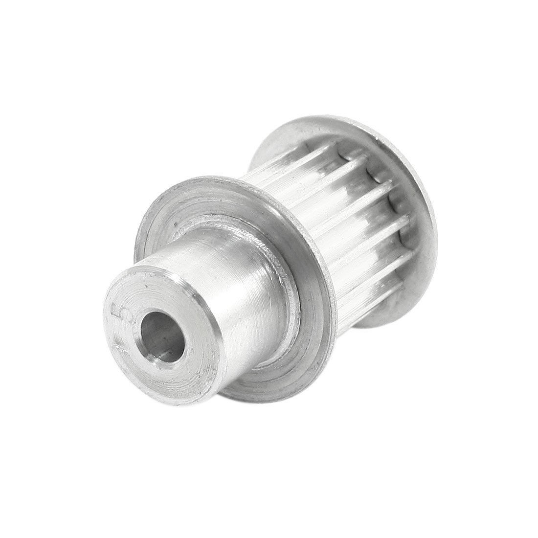 21mm Width 5mm Pitch 6mm Bore 15T Flanged Synchronous Timing Belt Pulley