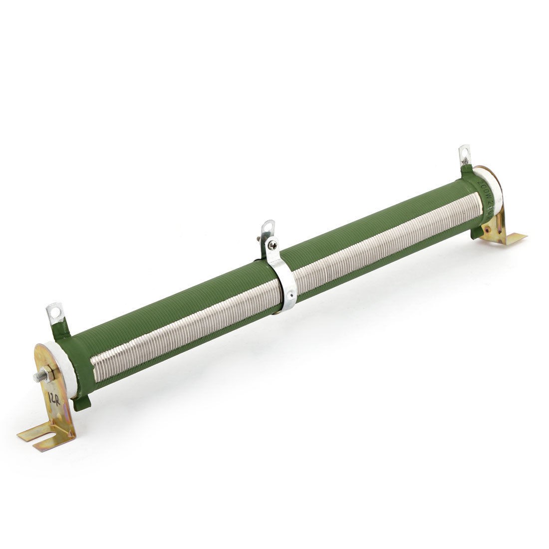 200W Watt 12 Ohm Ceramic Tube Adjustable Rheostat Variable Resistor