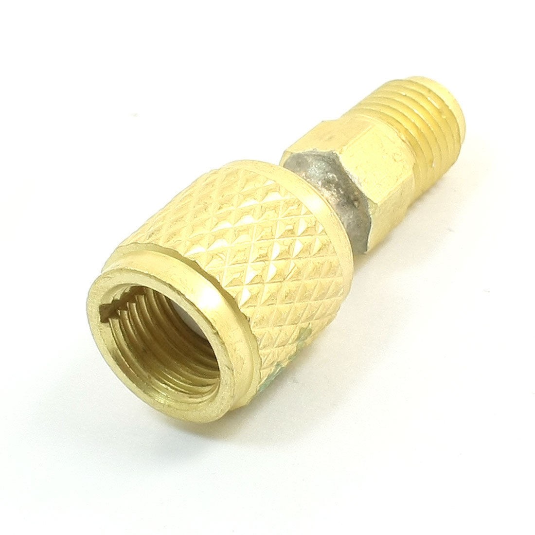 1/4PT Male to 1/4PT Female Brass Air Conditioner Adapter Coupler Fitting