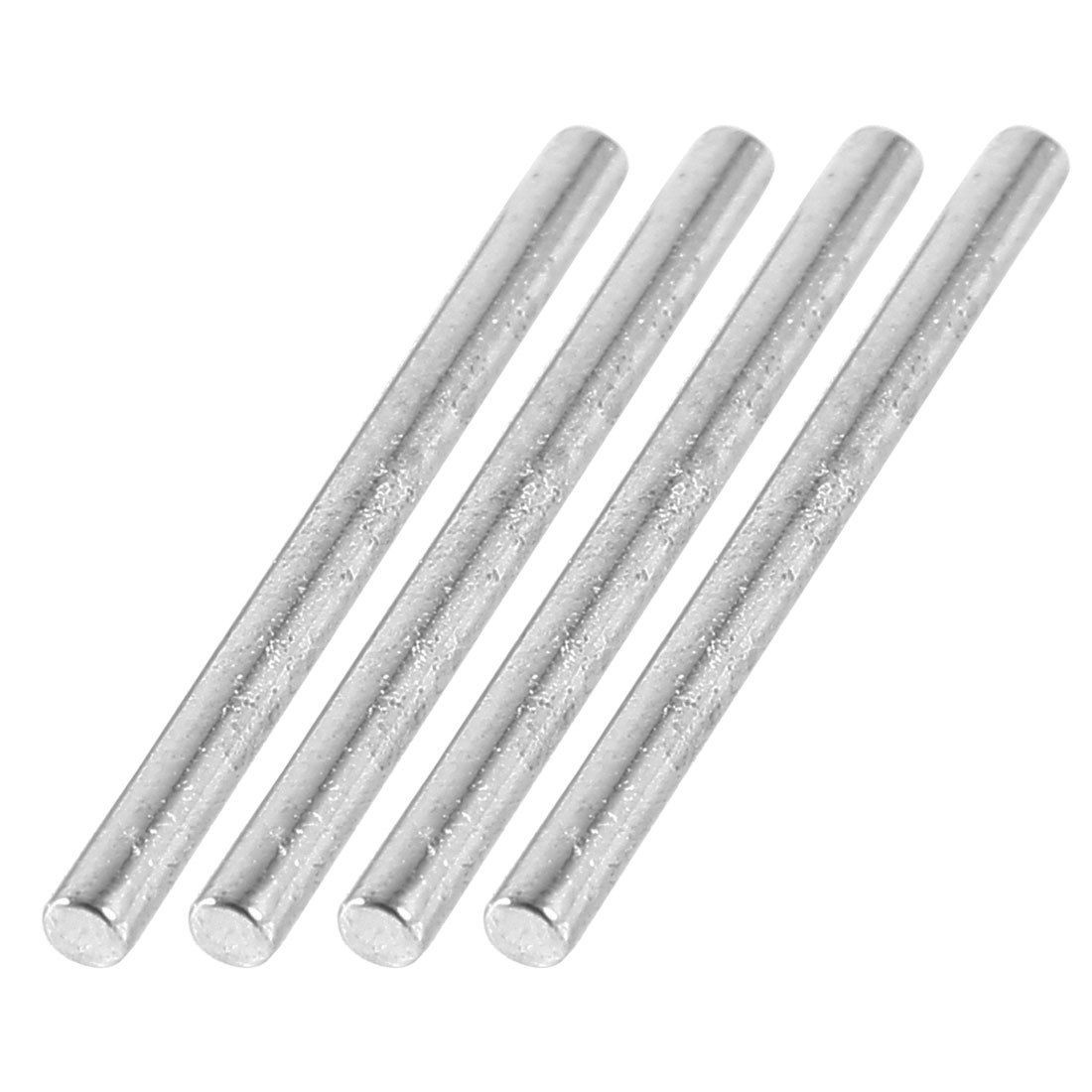 RC Car Frame Toy Parts Metal Round Axles Rod 30mm x 2.1mm 4Pcs