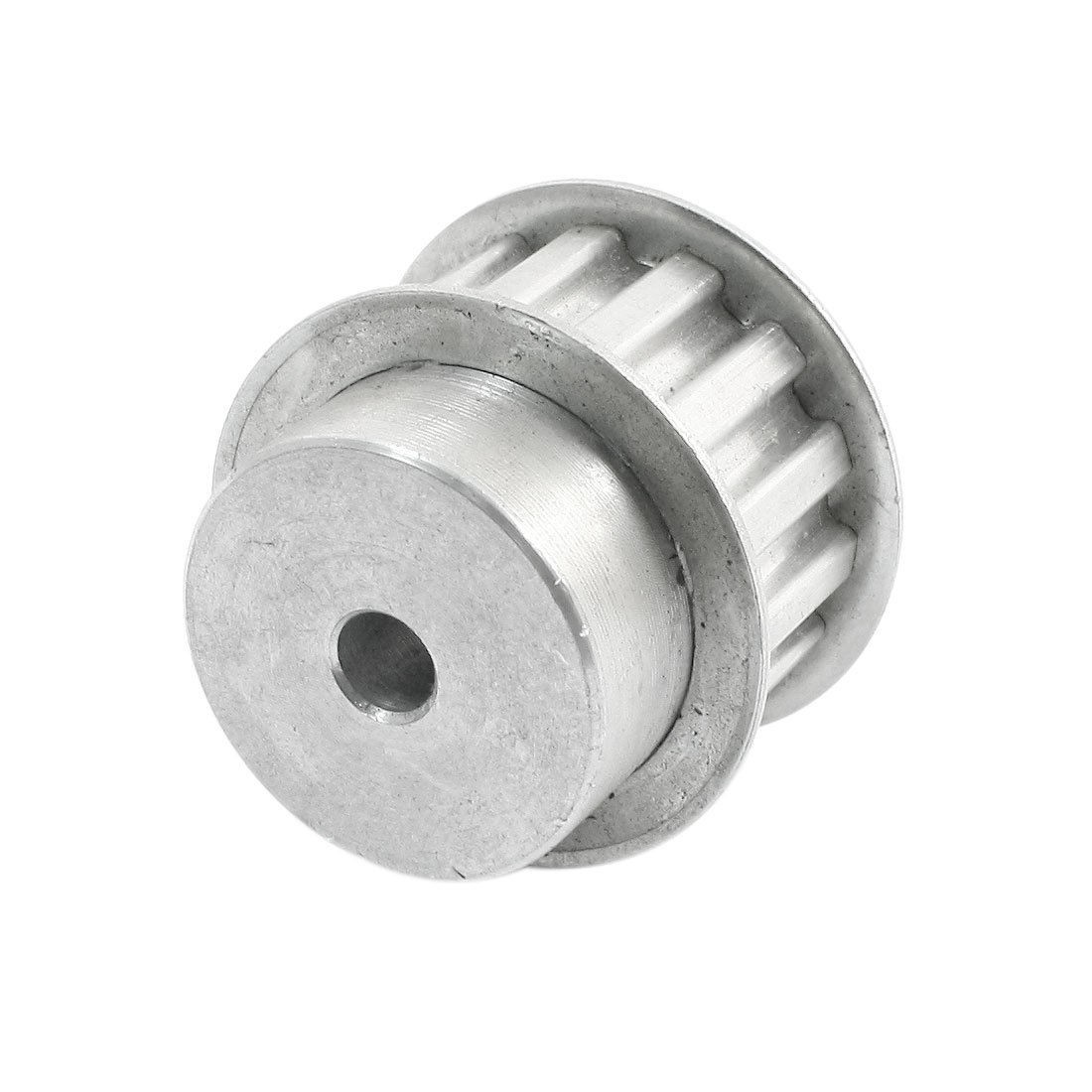 8mm Bore 3/8" Pitch 21mm Width 14T Stepper Motor Flanged Timing Belt Pulley