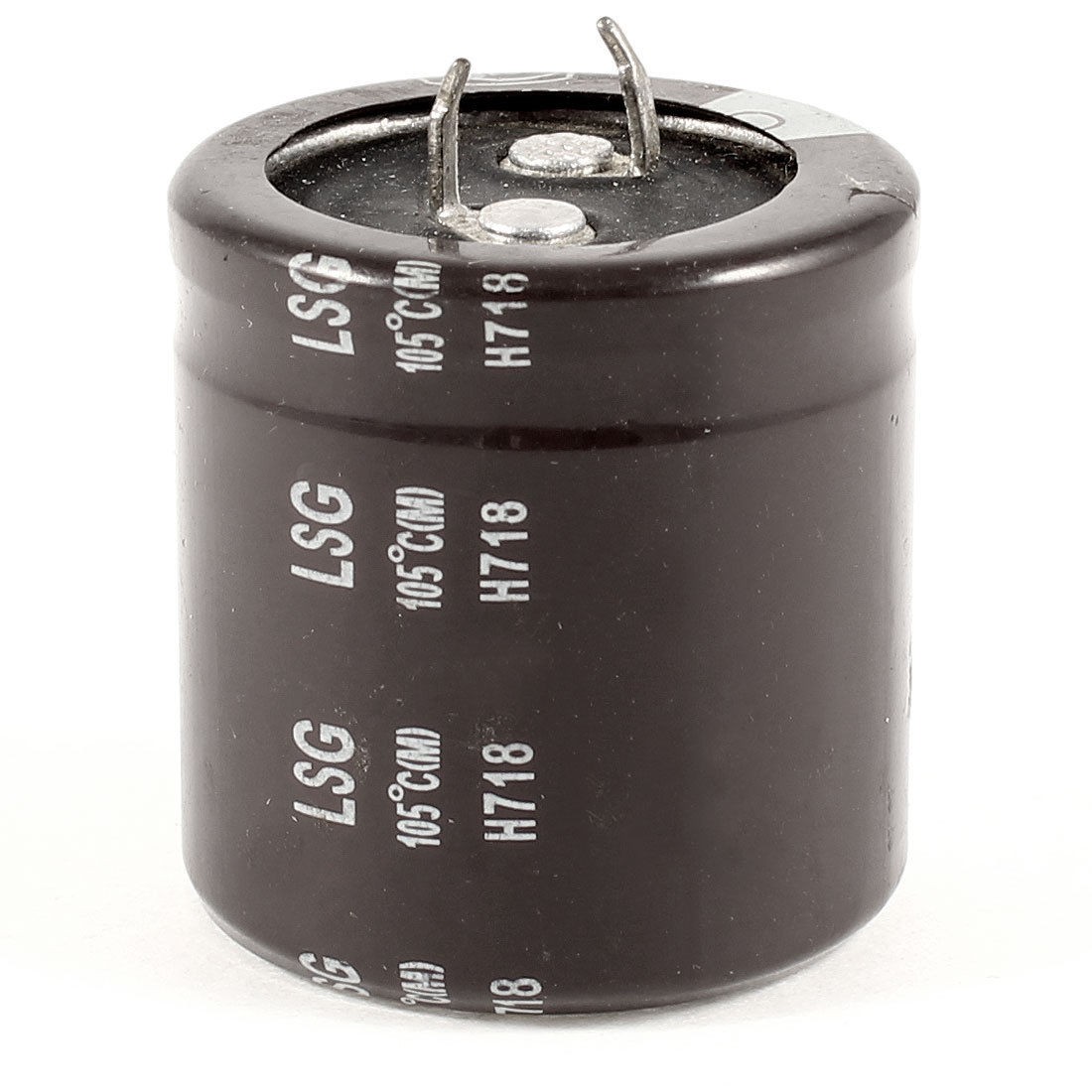 35V 10000uF 105C Aluminum Electrolytic Capacitor Brown 30x32mm