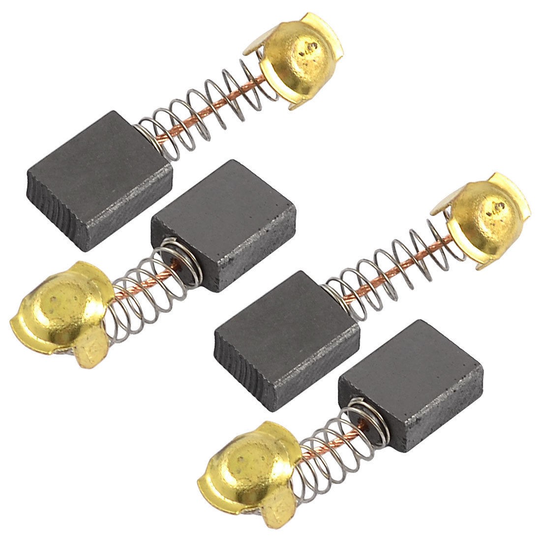 4 Pcs DC Electric Motor 33/64" x 3/11" x 7/11" Carbon Brushes