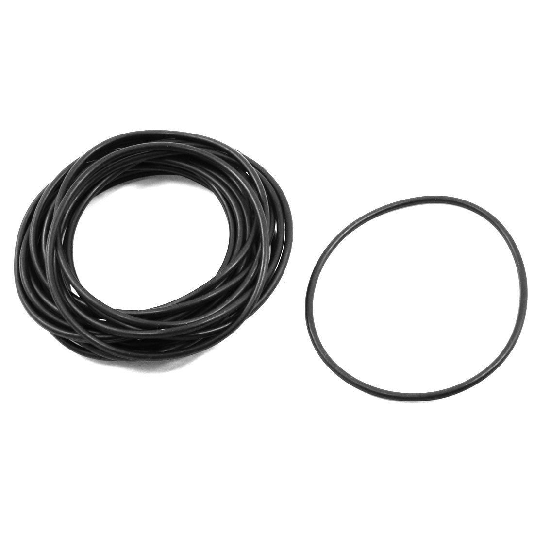 20 Pcs Black Silicone O Ring Seal Washers 90mm x 84mm x 3mm