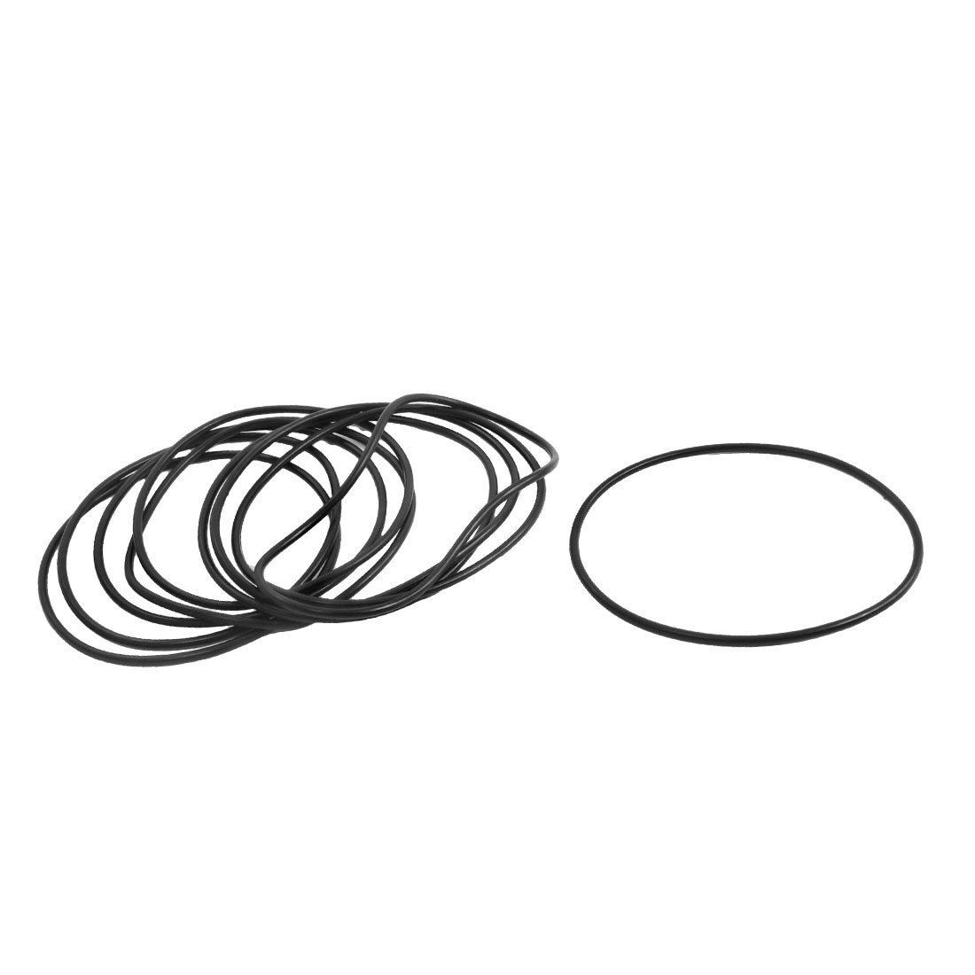 10pcs Mechanical O Rings Oil Seal Sealing Gaskets Black 80mm x 2.4mm