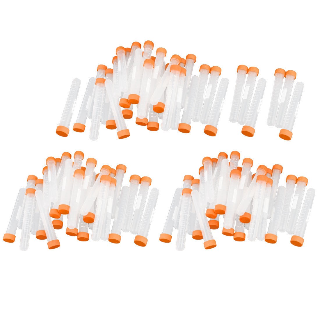 15ml 0.5oz Conical Bottom Micro Centrifuge Tubes w Screw Caps 100 Pcs