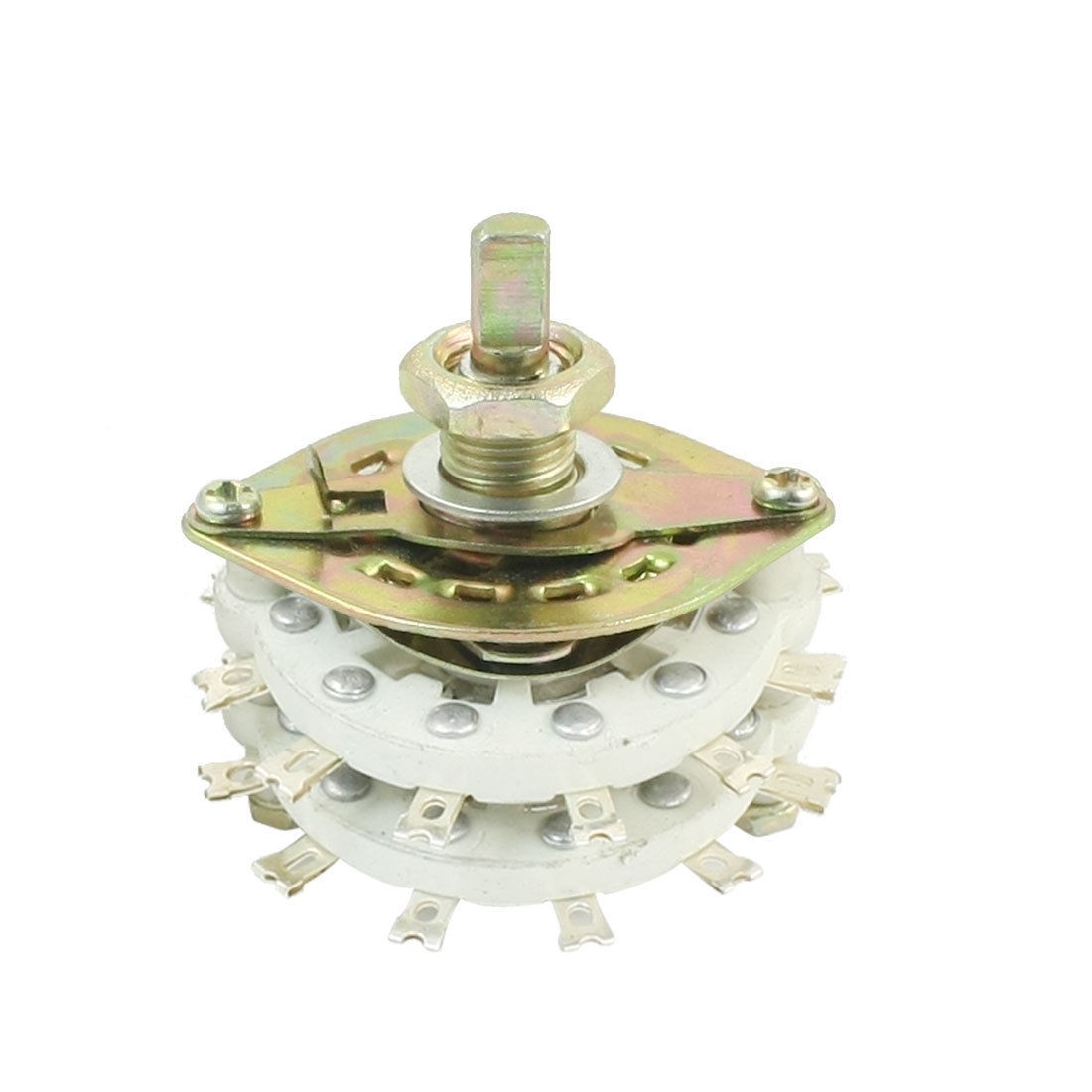 KCT4*5 4P5T 4 Pole 5 Position Dual Decks Band Channel Rotary Switch