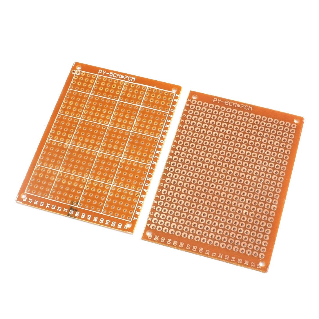2pcs Prototyping Single Side Tinned Universal PCB Circuit Board 50x70mm