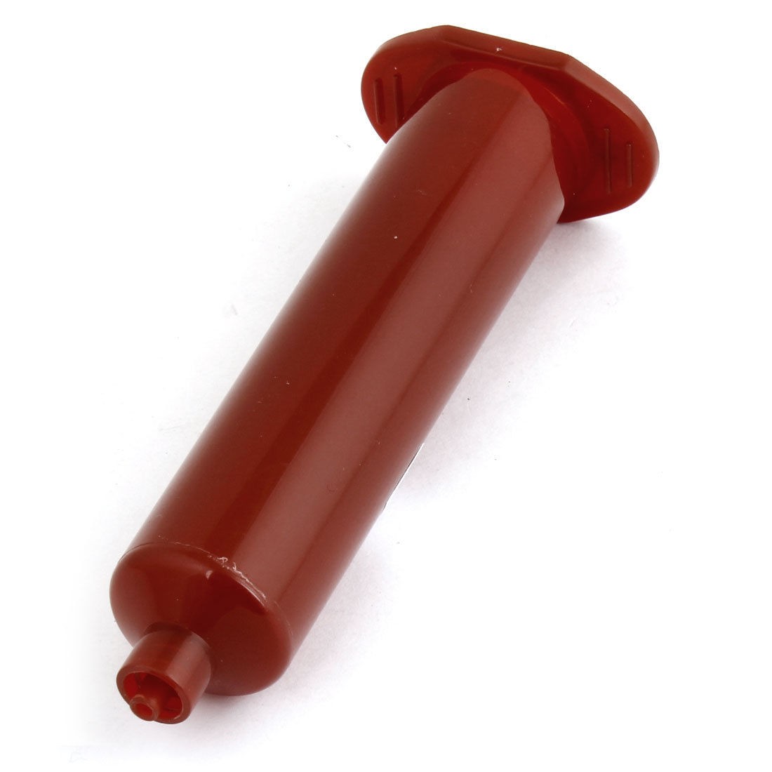Dark Red Plastic 30CC Helix Luer Lock Tip Dispenser Barrel