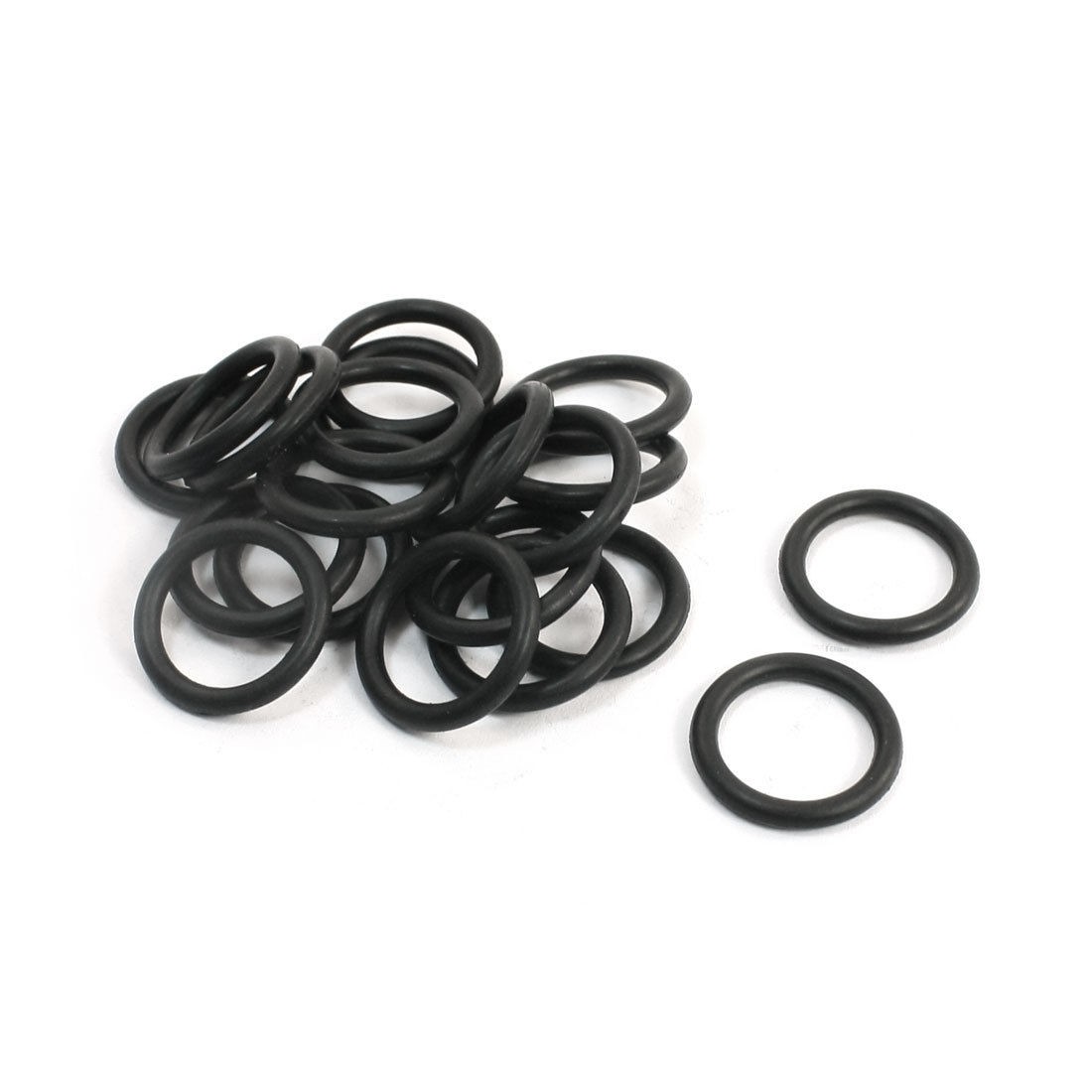 20 Pcs Mechanical Rotary Shaft Rubber Oil Seal Filter O Rings 18x2.4mm