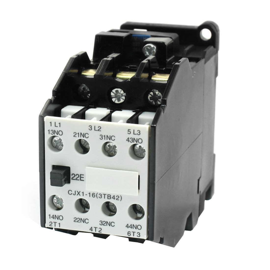 CJX1-16 3 Pole 2NO 2NC 264V 60HZ Coil AC Contactor for Motor Control