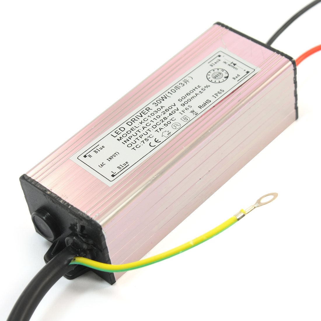 Waterproof LED Power Supply Converter Driver AC 110-260V DC 28-40V 30W