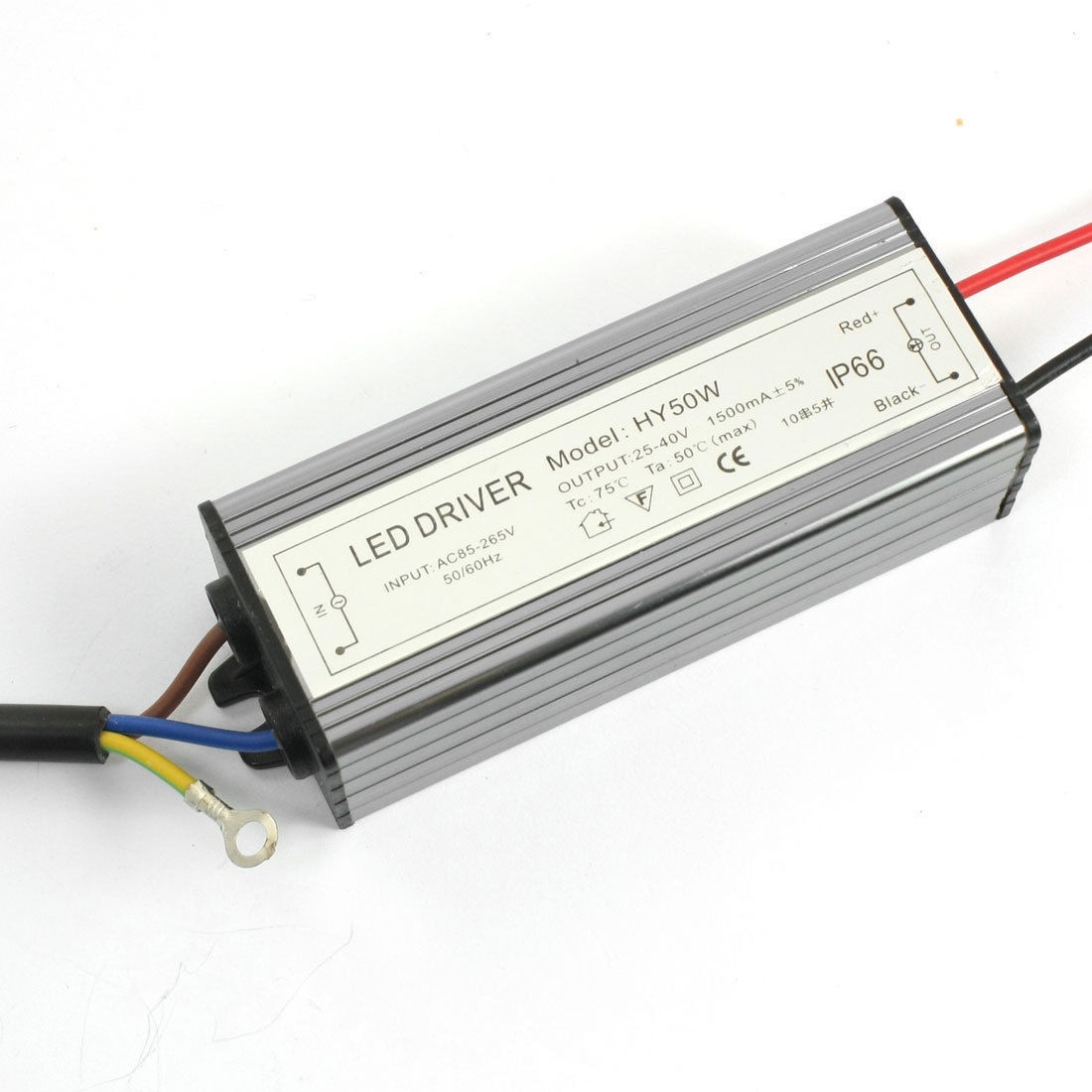 AC 85-265V to DC25-40V 1.5A 50W Waterproof LED Power Supply Driver