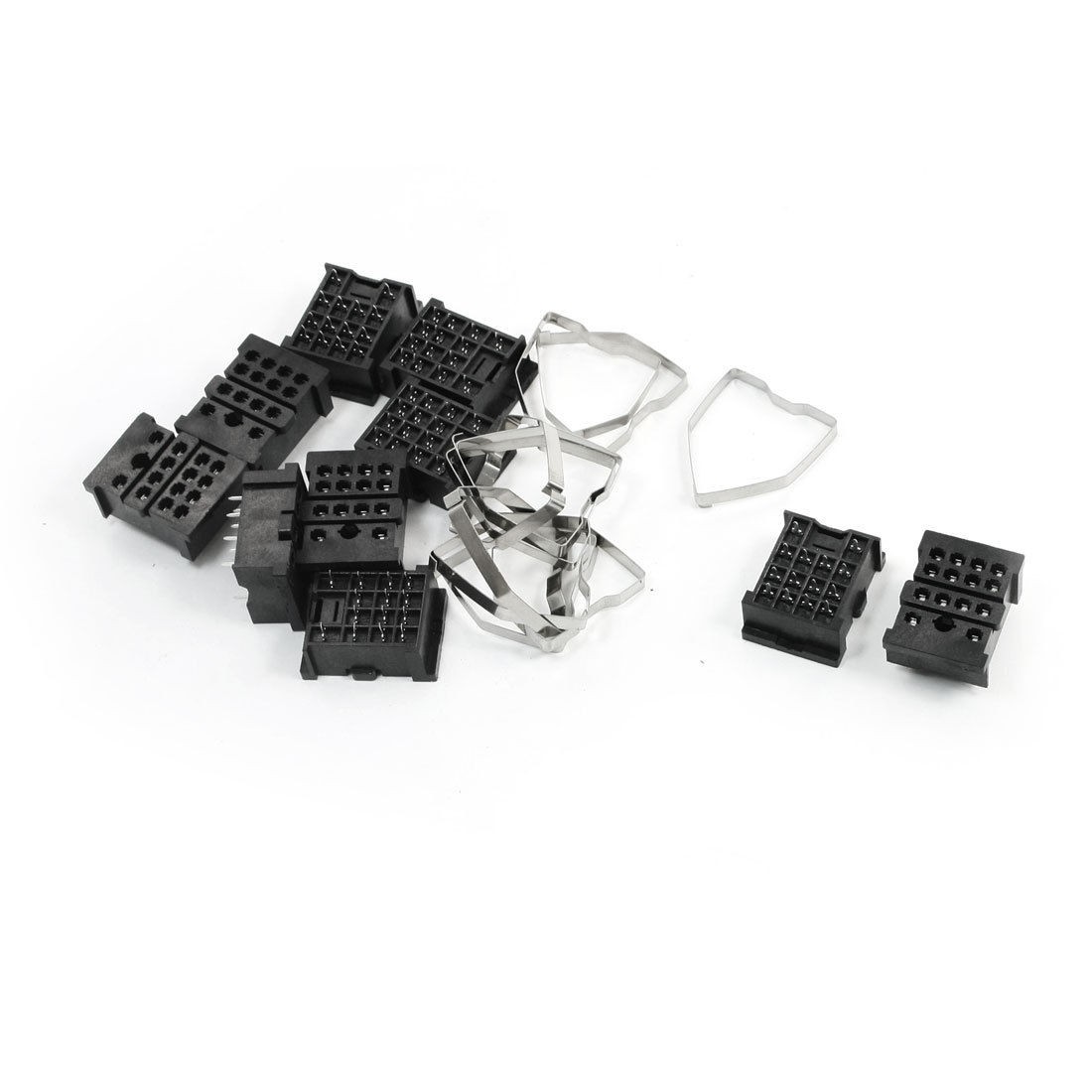 10pcs 18FF-4Z-A2 PCB Board Mounted Timer Relay Socket Base for MY4J/MY4NJ