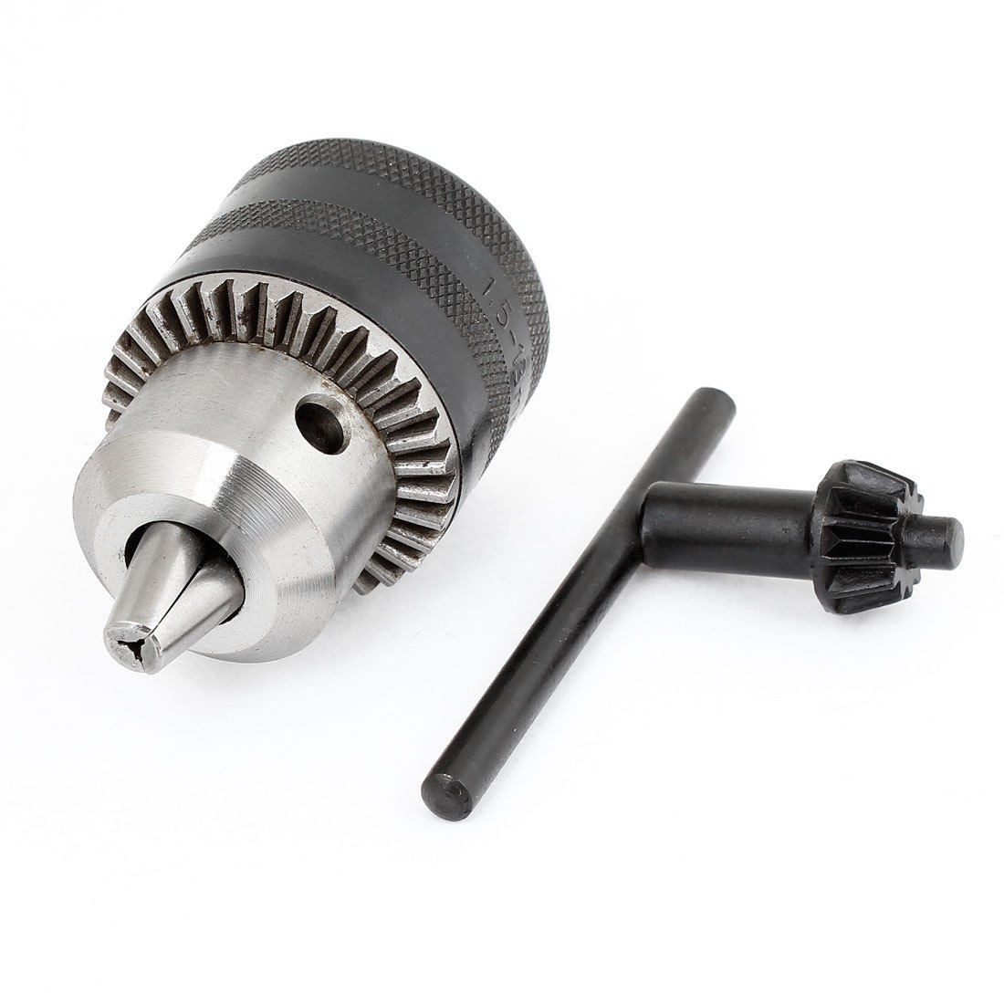1/2-20UNF Connector 1.5-13mm Capacity Spanner Drill Chuck w Key
