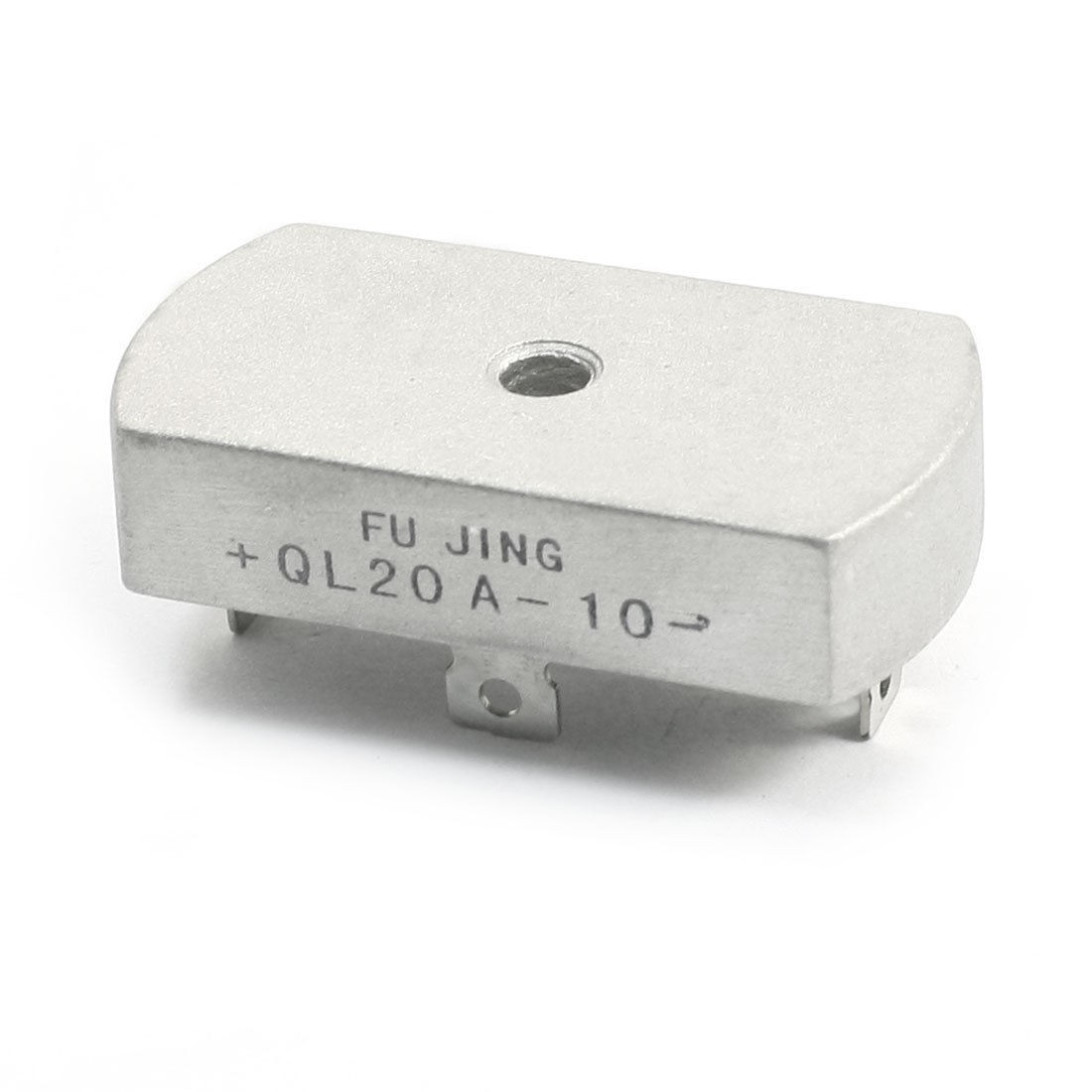 20A 1000V 4-Pin Rectangular Metal One Phase Bridge Rectifier QL2010
