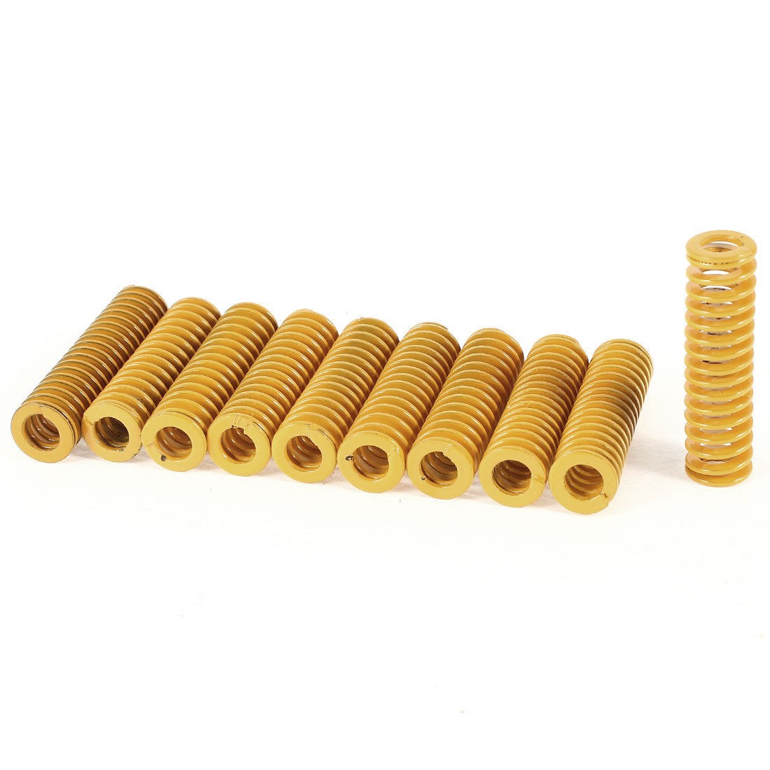35mm x 10mm x 5mm Metal Tubular Section Mould Die Compression Spring 10pcs