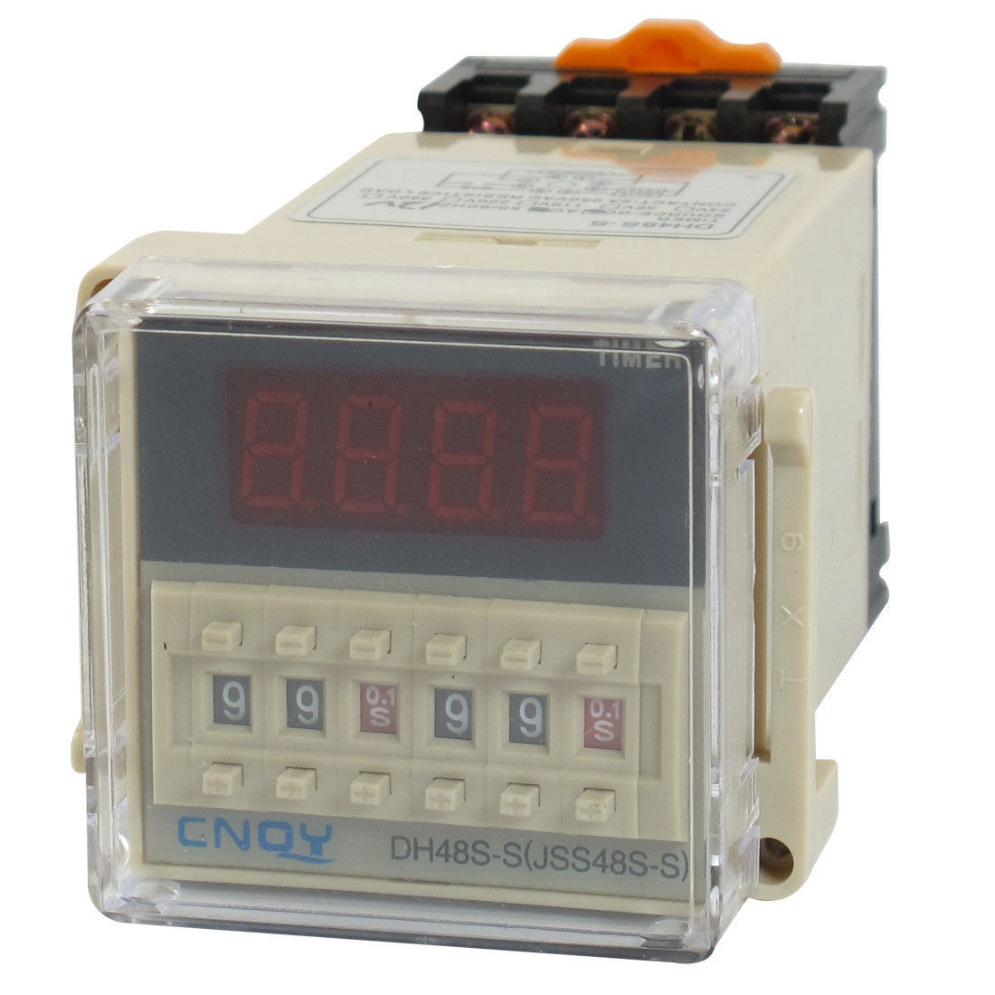 DH48S-S Power on Time Delay Relay 8-Pin SPST 0.1S-99H AC/DC12V w Socket