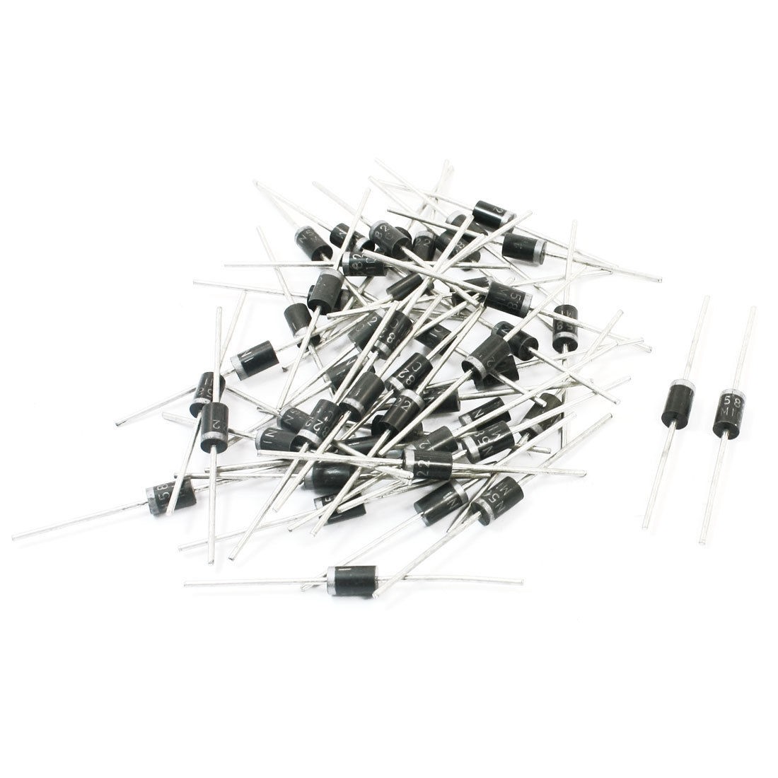 IN5822 40V 3A Through Hole Schottky Rectifier Diodes 5mm x 9mm 50 Pcs