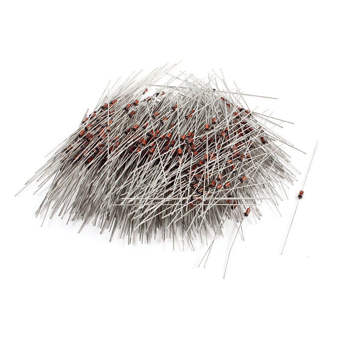 500 Pcs HZ7B1 DC 6.7-7V 1/2W Regulator Tubes Axial Zener Diodes