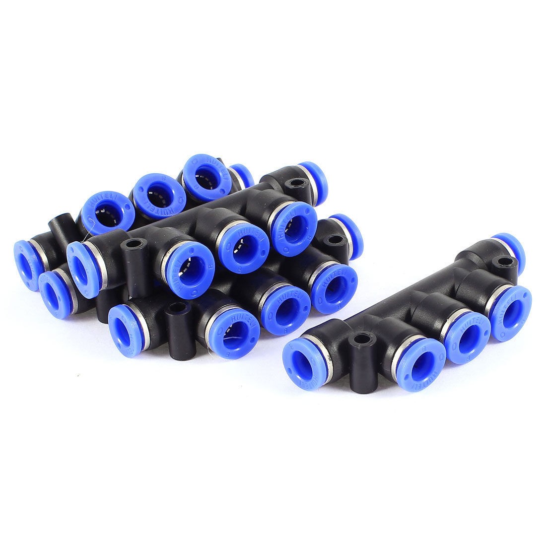 5pcs Air Pneumatic 5 Ways Quick Connector Coupling Joint Fitting for 8mm Tube