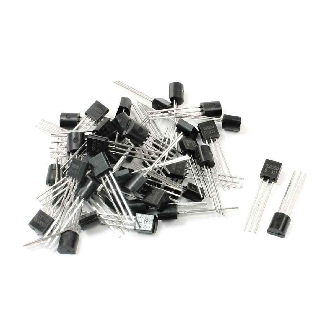 50pcs General Propose SS8550 40V 1.5A TO-92 Package PNP Transistor