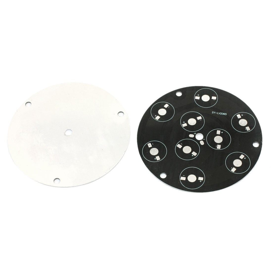 2 x Aluminum PCB Circuit Board 100mm Diameter for 1W/3W High Power 9LEDs