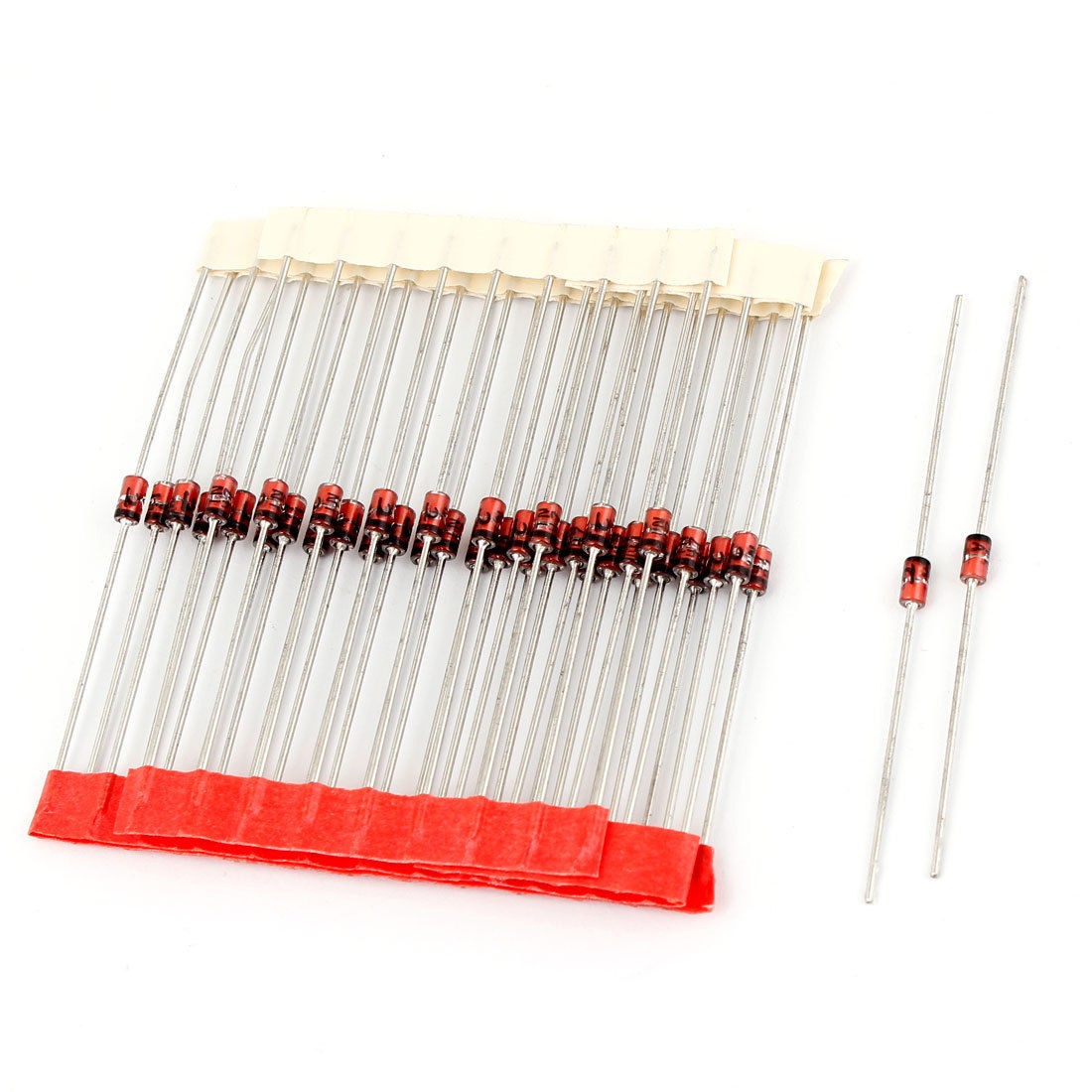 40 Pcs Glass Sealed Zener Diodes Regulator 11V 1W